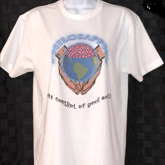 Philosapphy “Take Control of your World” UniSx T-shirt - Picture 5 of 7